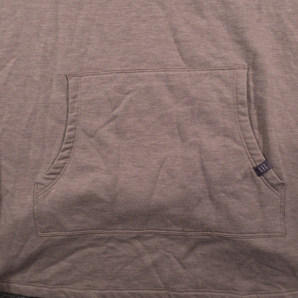 Free Fly Lightweight Hoodie Womens XL Brown Bamboo Pullover Kangaroo Pocket - Picture 3 of 12